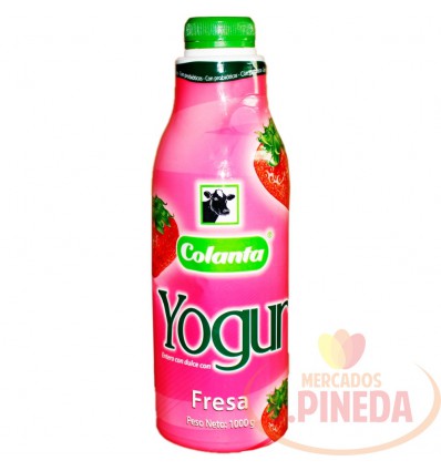 Yogurt Slight Colanta X 1000 G Mora