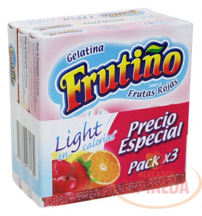 Gelatina Frutiño X 3 X 11 G Light Precio Eespecial