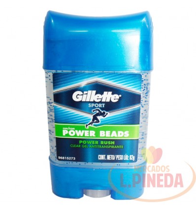 Desodorante Gillette X 82 G Gel Power Beads