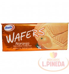 Galletas Wafers Italo Naranja X 117 G