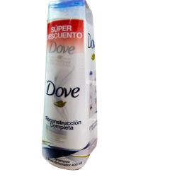 Shampoo + Acondicionador Dove Reconstrucción x 400ml